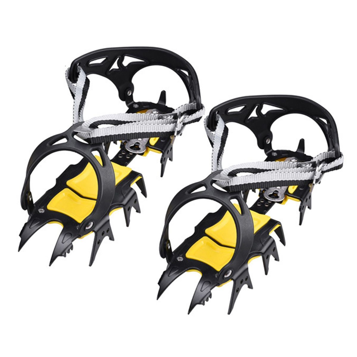 18Teeth Claws Crampon Winter Snow Spikes Ski Ice Shoe-Covers
