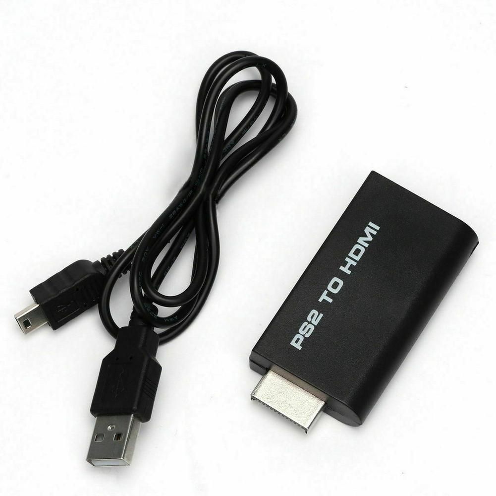 For Sony 2 PS2 To HDMI-compatible Converter-Black