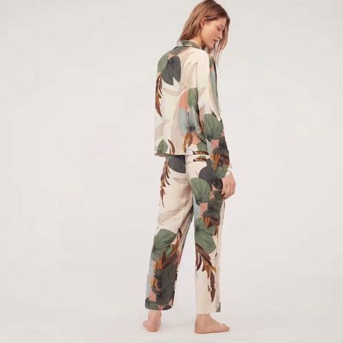 Women's Pajamas  Women New Cotton Printed Pajamas 2 Piece Sets
