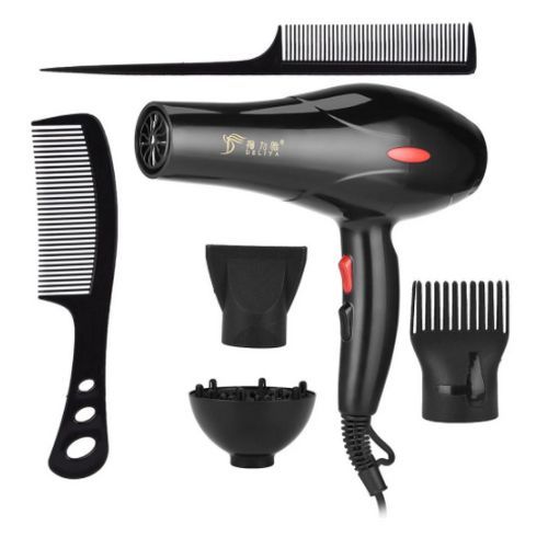 Salon Hair Dryer 2200W - With 4 Components