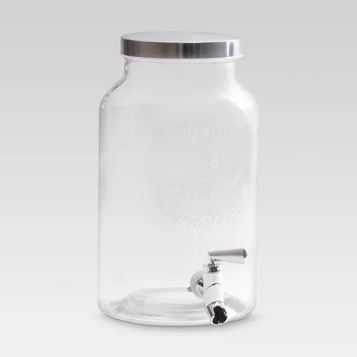 Vintage Glass Beverage Dispenser 5.8L