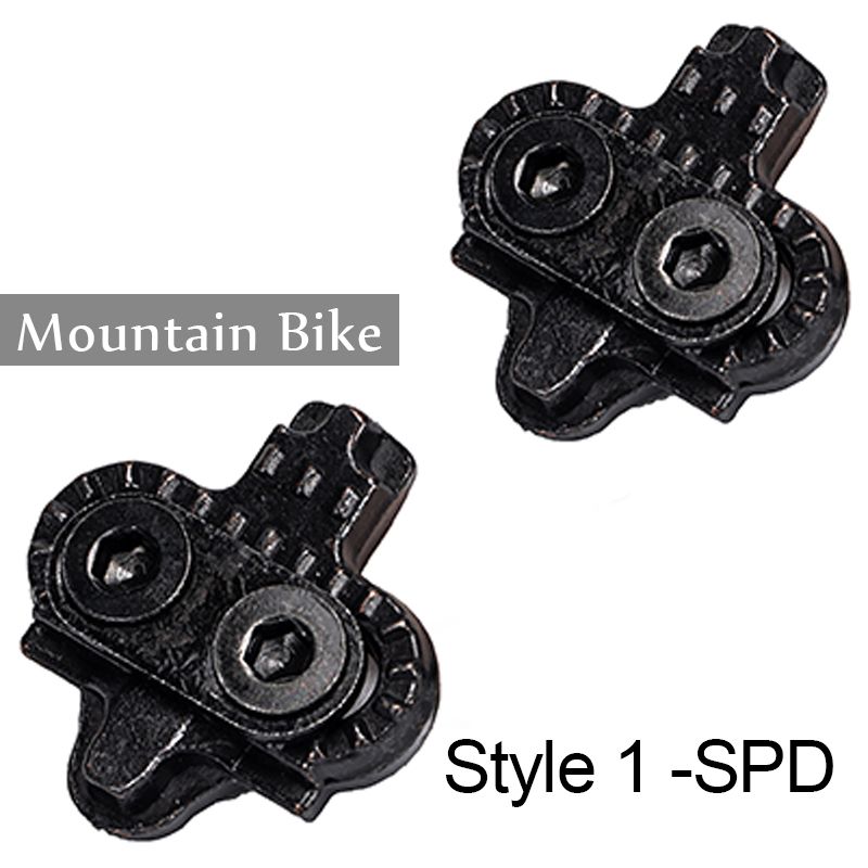 BUCKLOS Mountain Bike Pedals Cleats Road Bike Cleat Compatible SPD/LOOK DELTA Locking Cleat Pedal