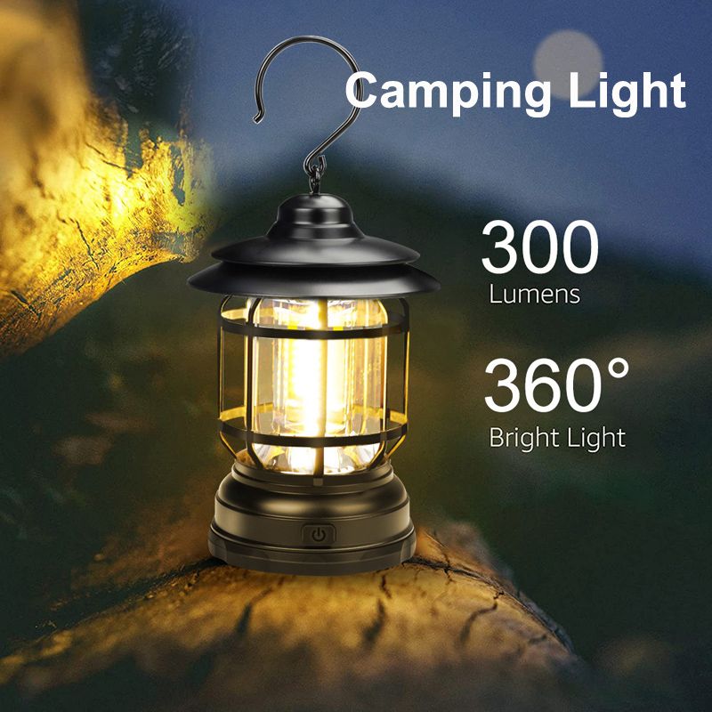 Portable COB Camping Light LED Tourist Tent Emergency Lamp