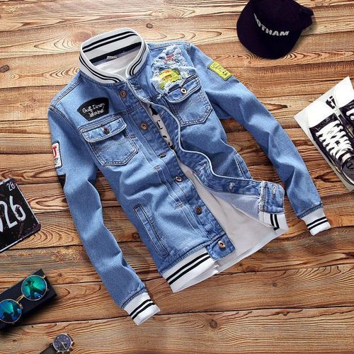 Denim Classy Lightweight Unisex Jean Jacket -  {Blue}