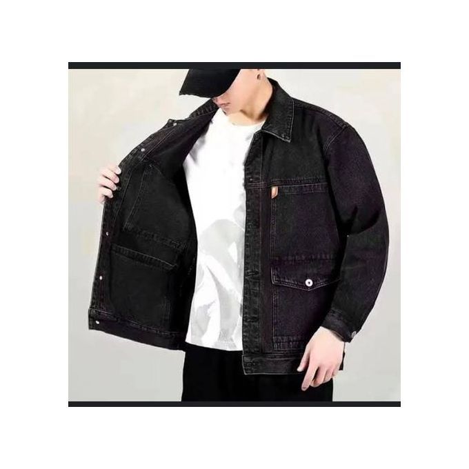 Denim Classy Lightweight Unisex Plain Jean Jacket