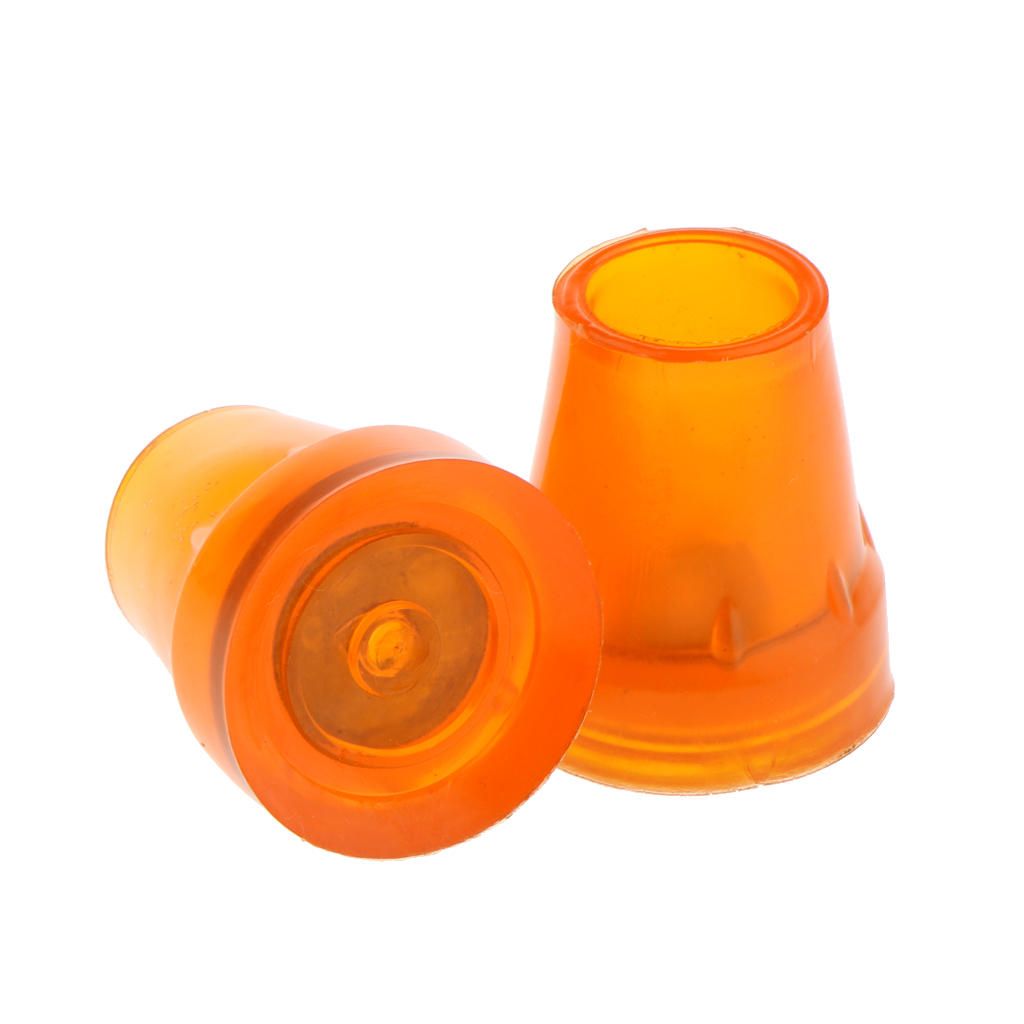 2pcs Anti Slip Rubber Tip Pad For Cane Walking Stick Crutch Chair 78
