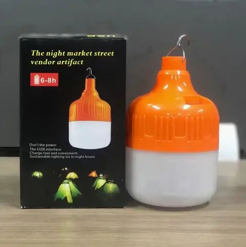 Rechargeable USB Emergency Lamp Outdoor Hanging Bulb 130W