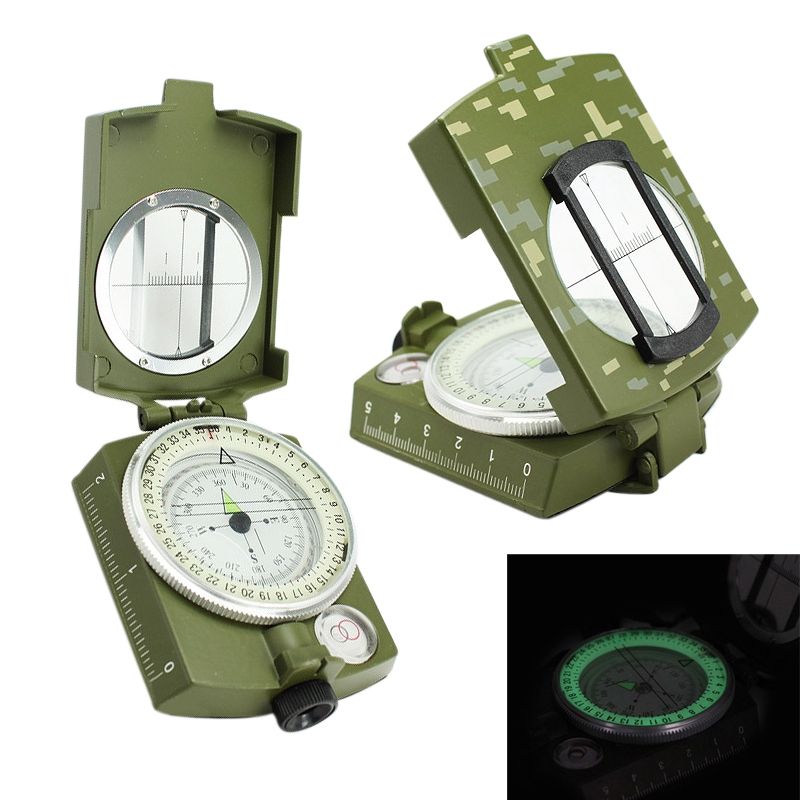 Professional Compass Military Army Luminous Compass Optical
