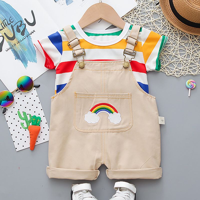 LJW 2022 Cartoon Infant Suits Baby Clothing Set For Boys