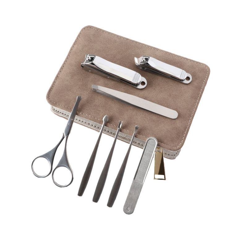 8 PCS / Set Nail Shear Ordinary Nose Hair Clipper