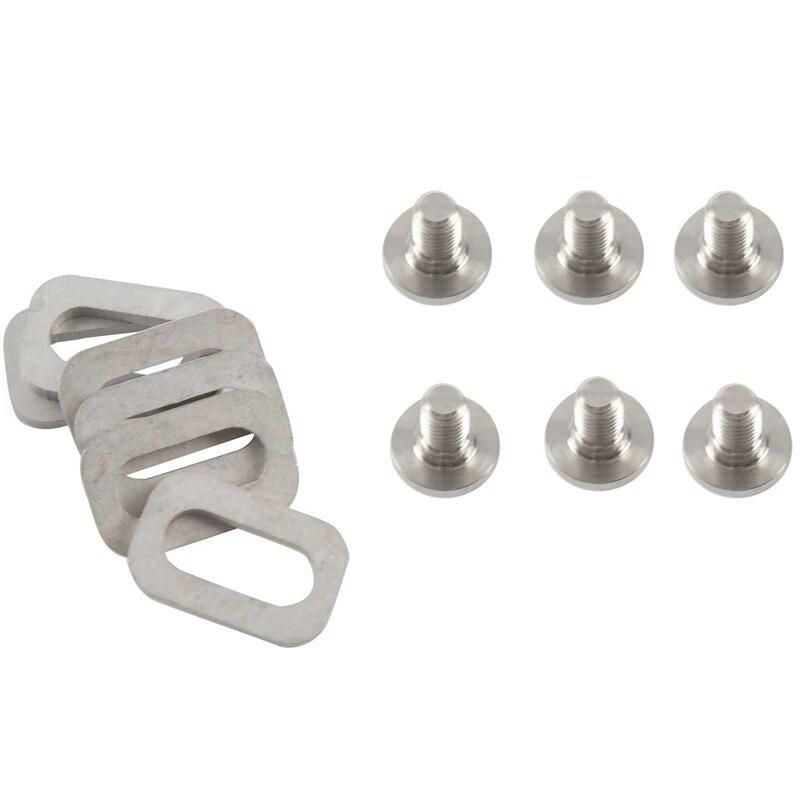 Titanium Bolts Spacers for LOOK KEO Road Bike Clipless Pedals Cleats