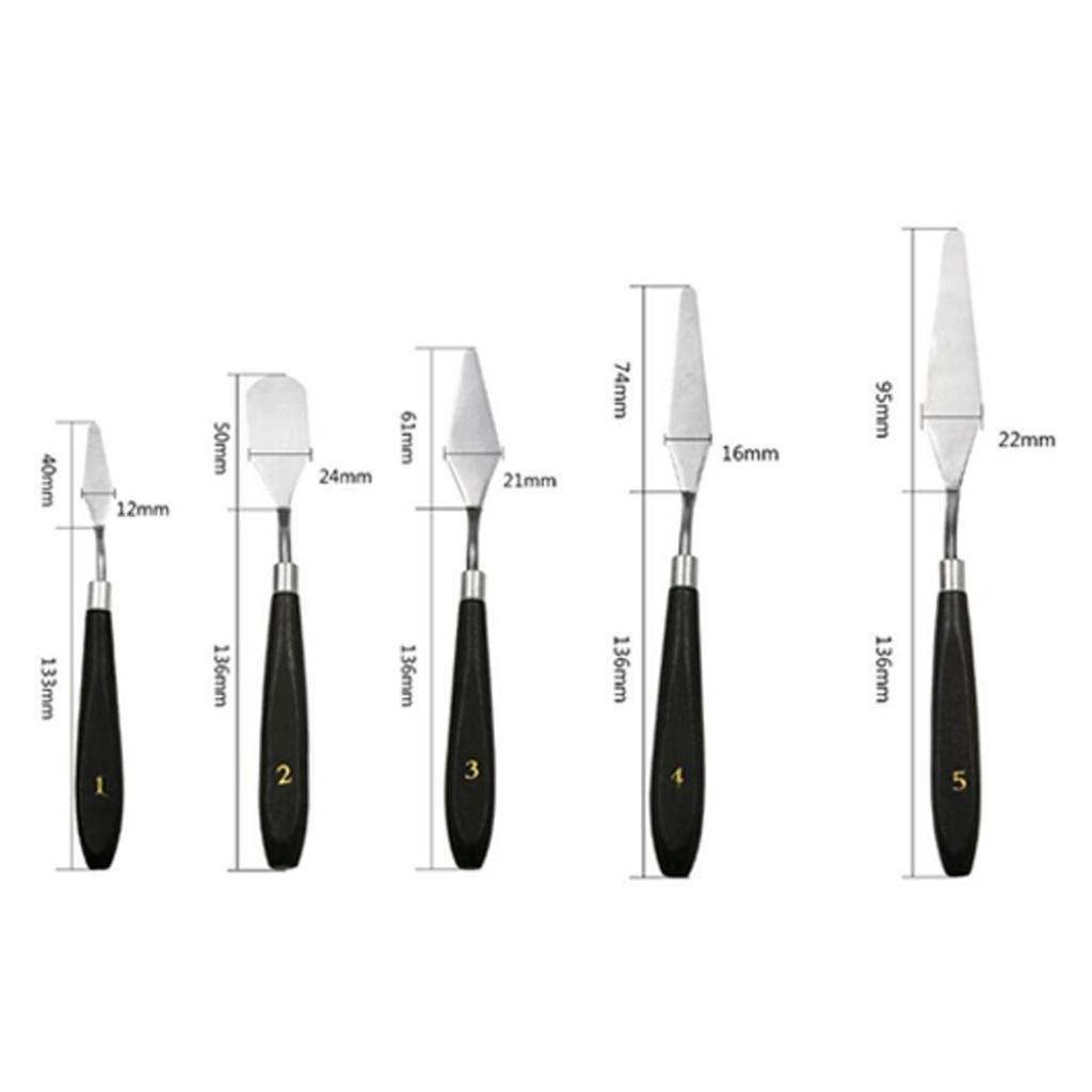 Artist Pallet Knives Metal Spatulas For Oil Acrylic