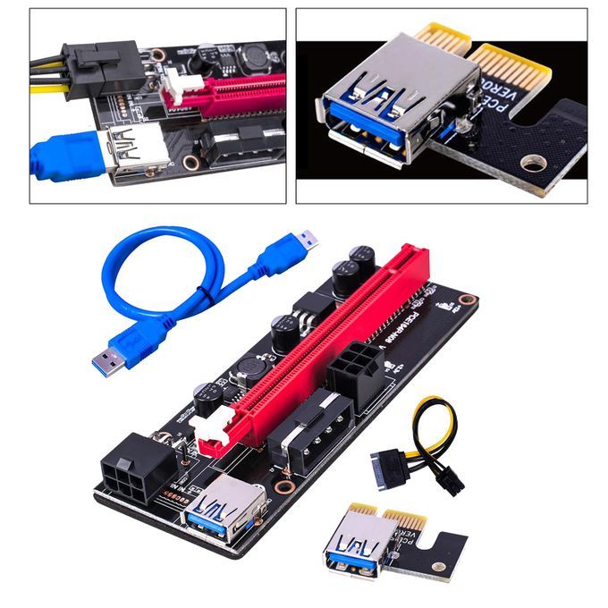 VER 009S 1x To 16x Graphic Extension USB 30 Blue USB Cable