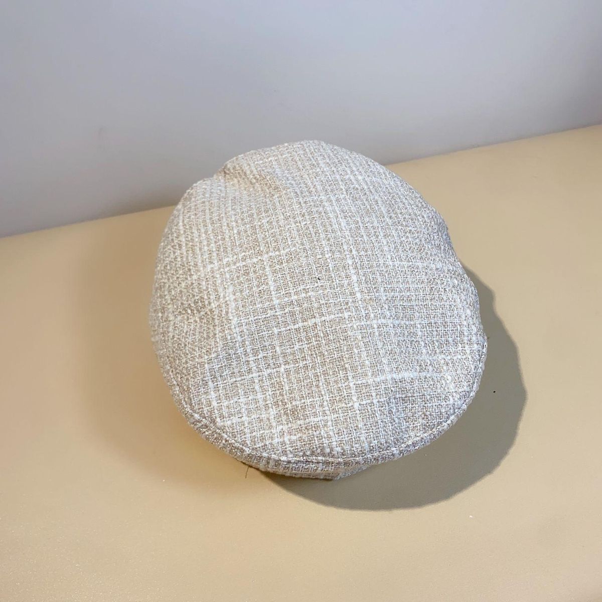 Spring and Autumn Women's Hat Pearl Rhine on Colorful Navy Hat  Show Face Small Flat Cotton Hemp Cap Artist Hat