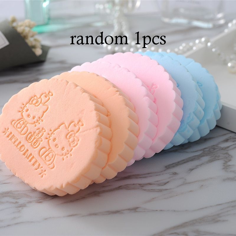 1PC Esponja Exfoliante Facial Cleansing Sponge Face Body Scrubber For Baby Adults Wash Pad Puff Skin Cleaner Dead Skin Remover G