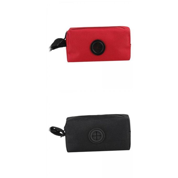 2Pcs Dog Poop Bag Holder Oxfor Cloth Scratch Resistant Waste Bag