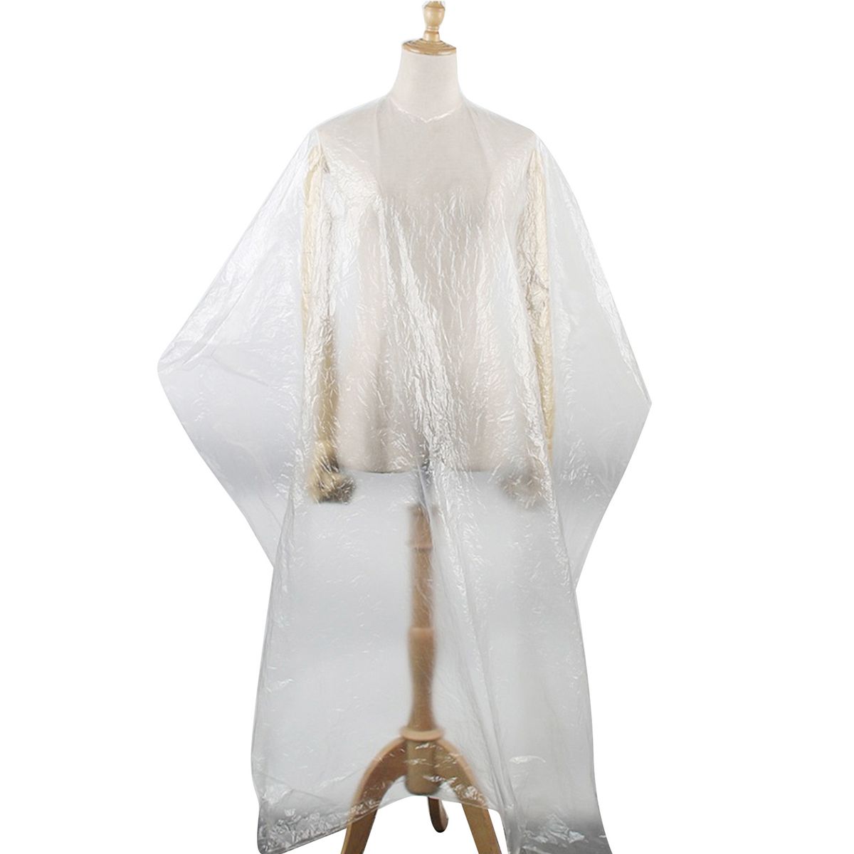 50PCS Disposable Waterproof Hair Salon Capes Haircut Apron