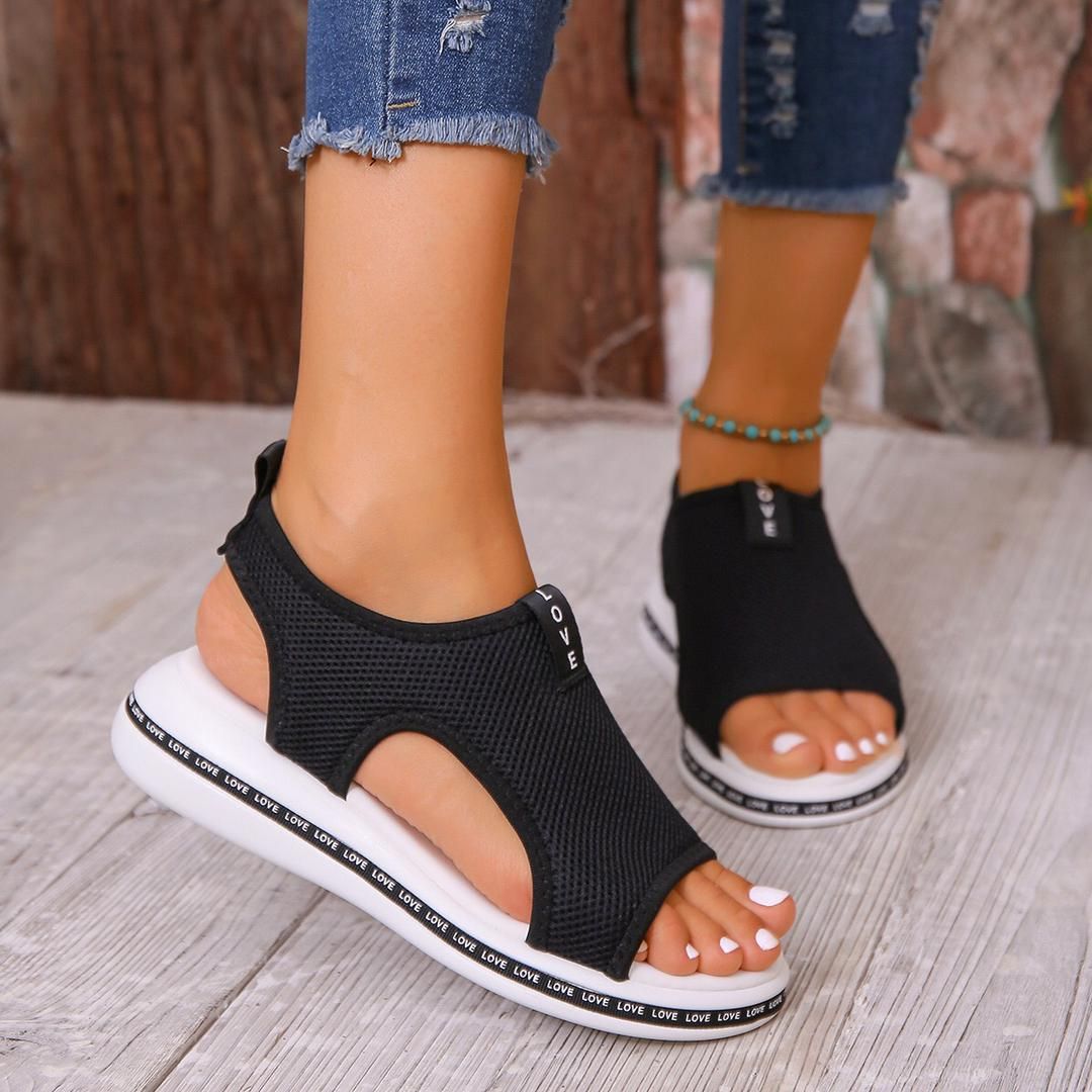 Ladies Trendy Sandals Black