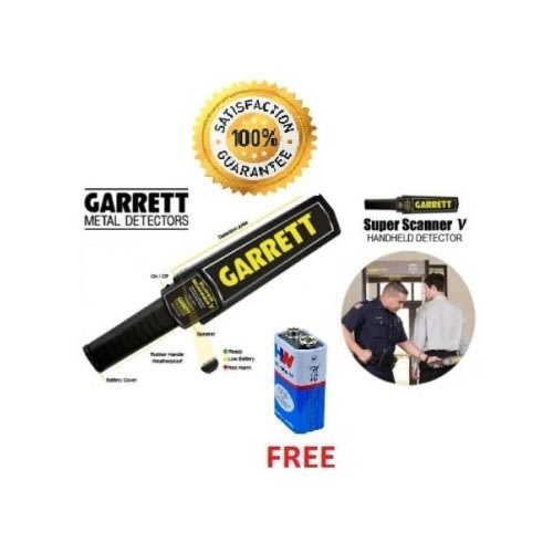 Metal Detector Hand Held Scanner + 1 Free Battery Inside