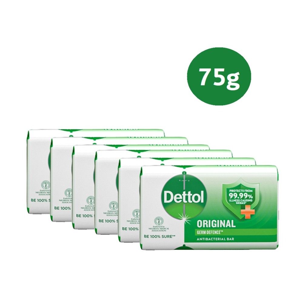 Antibacterial Bathing Soap - Original 75g - Pack of 6