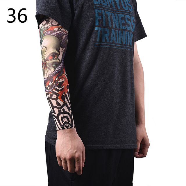 Tatoos Cool Men Women Tattoo Arm Warmer Skins Proteive Fake