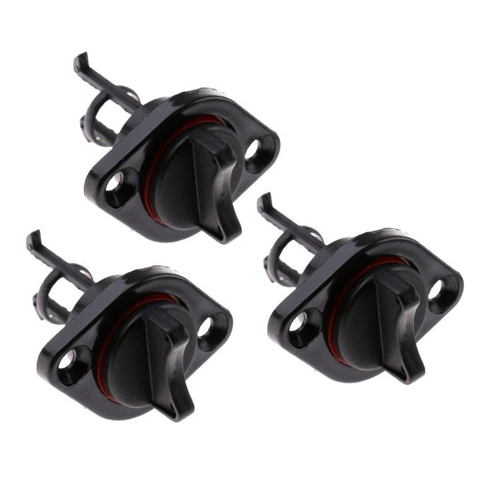 3PCS BOAT MARINE BEACH COOLER LIVEWELL NYLON DRAIN PLUG 1 SCREW IN