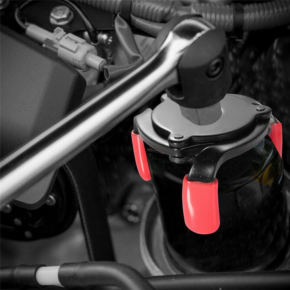 Vehicle Oil Filter Wrench 58-100mm Adjustable Universal Jaw
