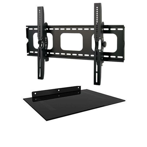 Wall Bracket & Single Layer Decoder/Audio Shelf- 22''-45''
