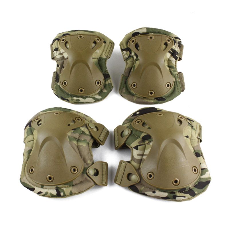Protection Knee Set Pads Elbow Military & Paintball Pads