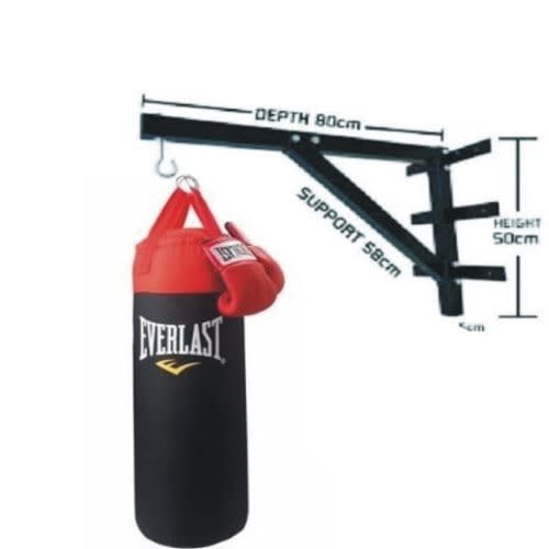 Everlast Giant Size Punching Bag + Wall Bracket + Boxing Gloves