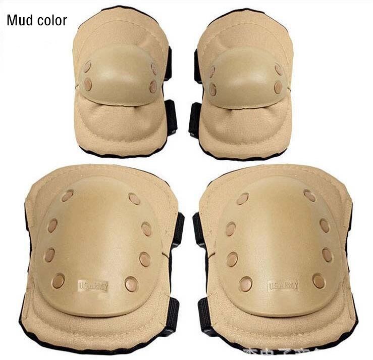 Knee Pads Elbow CS Military Guard Outdoor Sports Protector