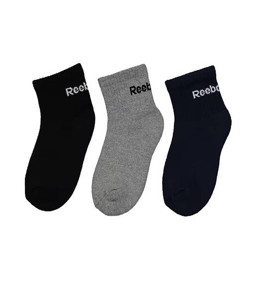 Toddler Boys Plain 3 Pairs Socks, Multicolour