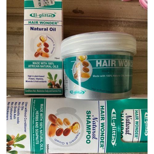 HAIR WONDER SHAMPOO/HAIR CREAM AND HAIR OIL BOOSTER
