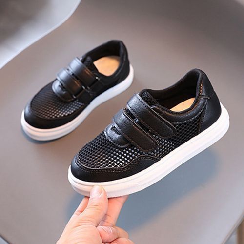 Children's Mesh Shoes Breathable Boys Comfortable Girls Sneakers Black