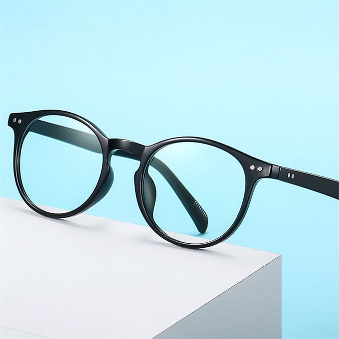 Unisex Retro Computer Glasses Anti Blue Light Round Glasses Frame