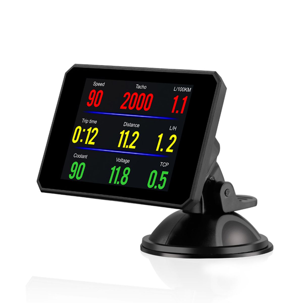 P16 Head Up Display OBD Smart HUD Auto Digital Meter OBD2