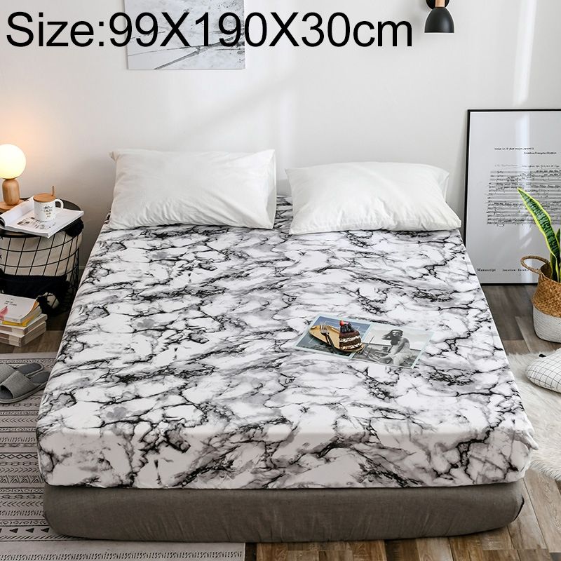 Marble Pattern Bed Dust Cover Mattress