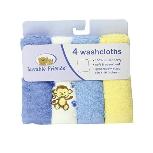 4 Piece Baby Washcloths