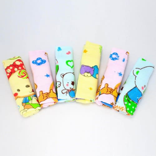 Baby Washcloth Face Towels In Varied Design -18 Pieces