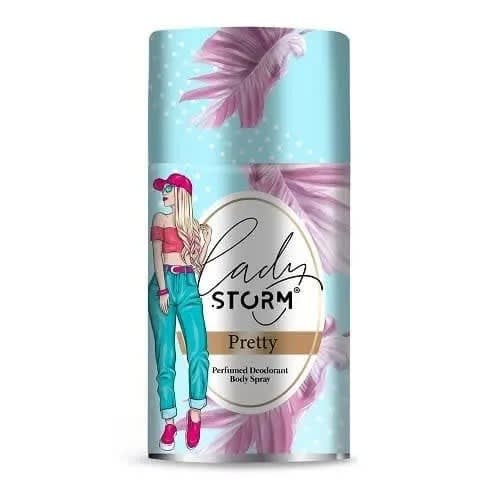 Perfumed Deodorant Long Lasting Body Spray For Ladies - Pretty - 250ml