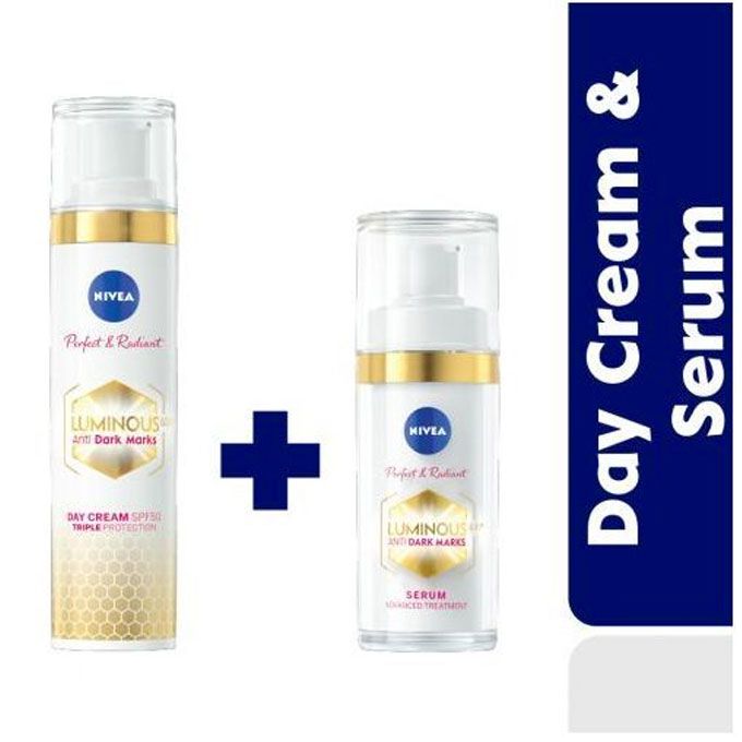Perfect & Radiant Luminous630 Anti Dark Marks Serum 30ml & Anti Dark Marks Day Cream SPF50 (bundle Pack)