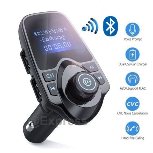 T11 Multifunction Wireless Car MP3 Player Bluetooth FM Transmitter