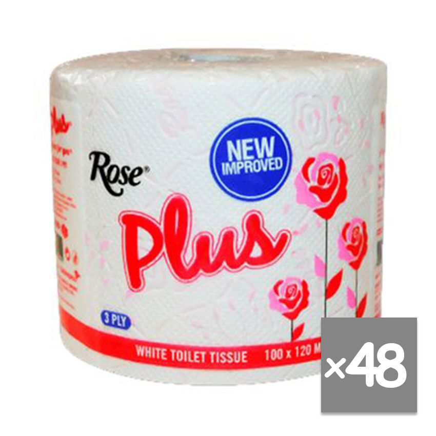 Plus Tissue Paper Roll (1 Bag Of 48 Pieces).