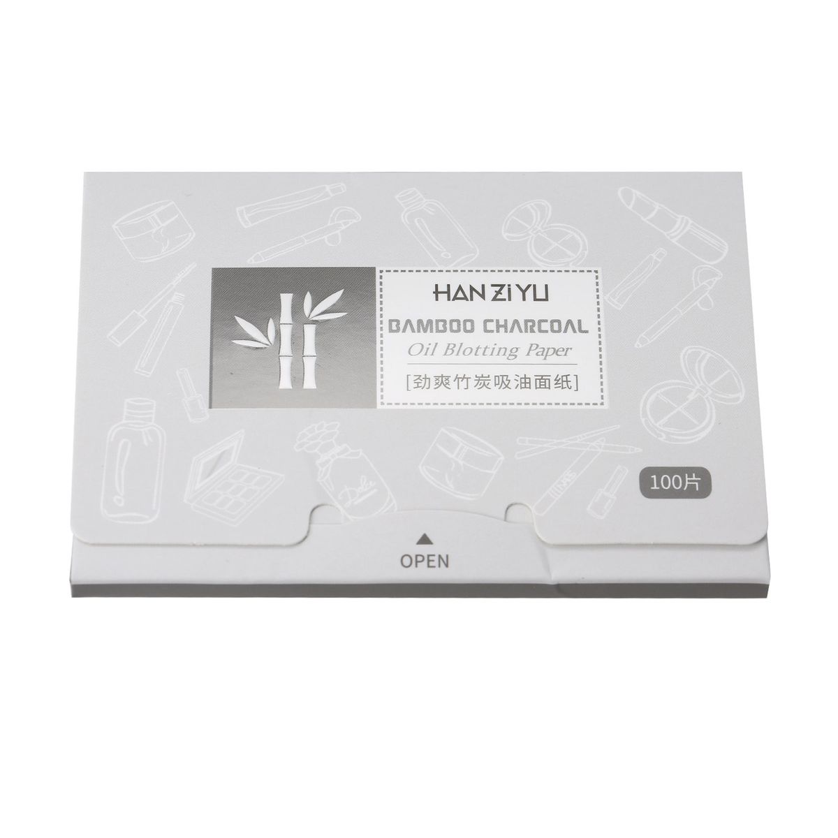 100 Sheets Facial Absorbent Paper Oil Absorbing Sheets Oil