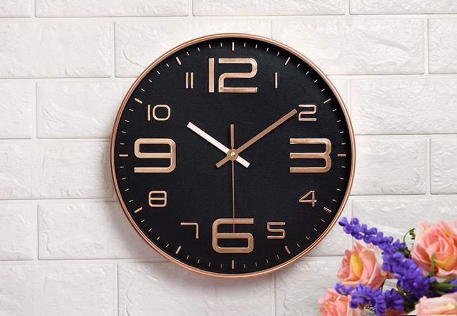 Classy 12 Inch(30cm) Rose Gold Wall Clock