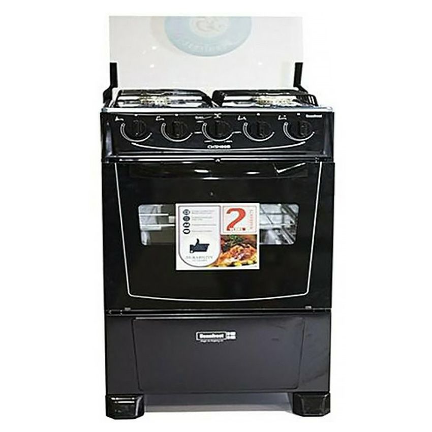 4-Burner Gas Cooker 50 X 50cm (CK-5400B) + 2 Years Warranty
