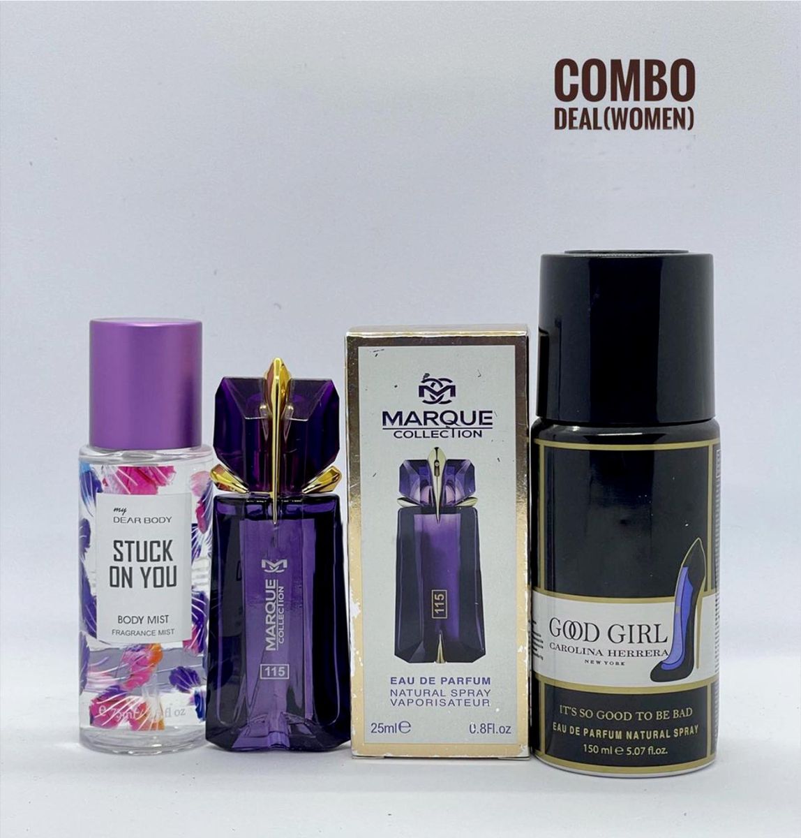 Marque's Alien Eau De Parfum (EDP) + Body Mist + Good Girl Body Spray