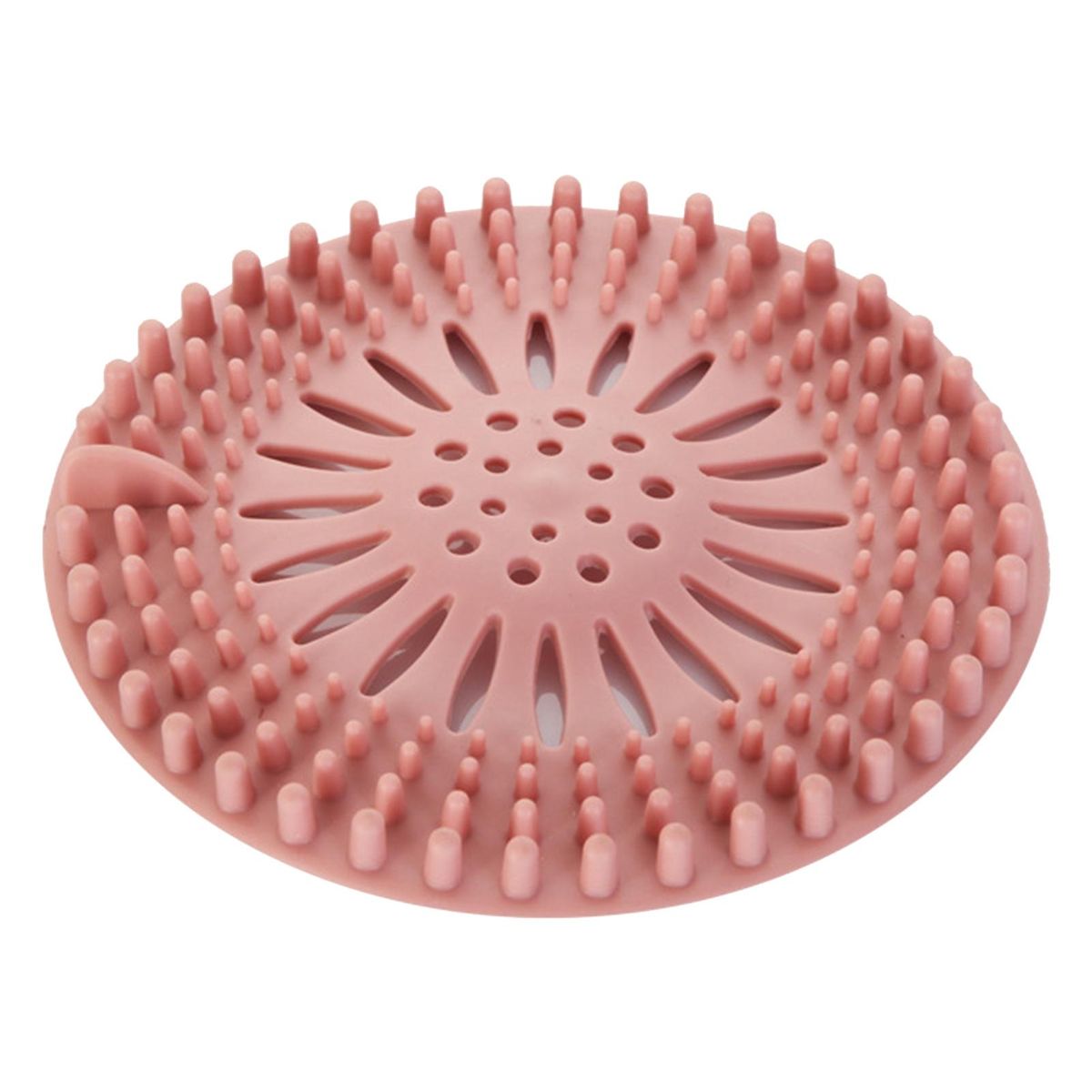 5Pcs Sink Strainer Bathroom Floor Drain Deodorant Mat Hair Trap Filter Pink