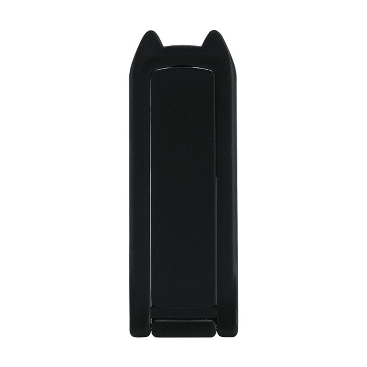 Phone Desk Stand Double Pole Phone Rack Black