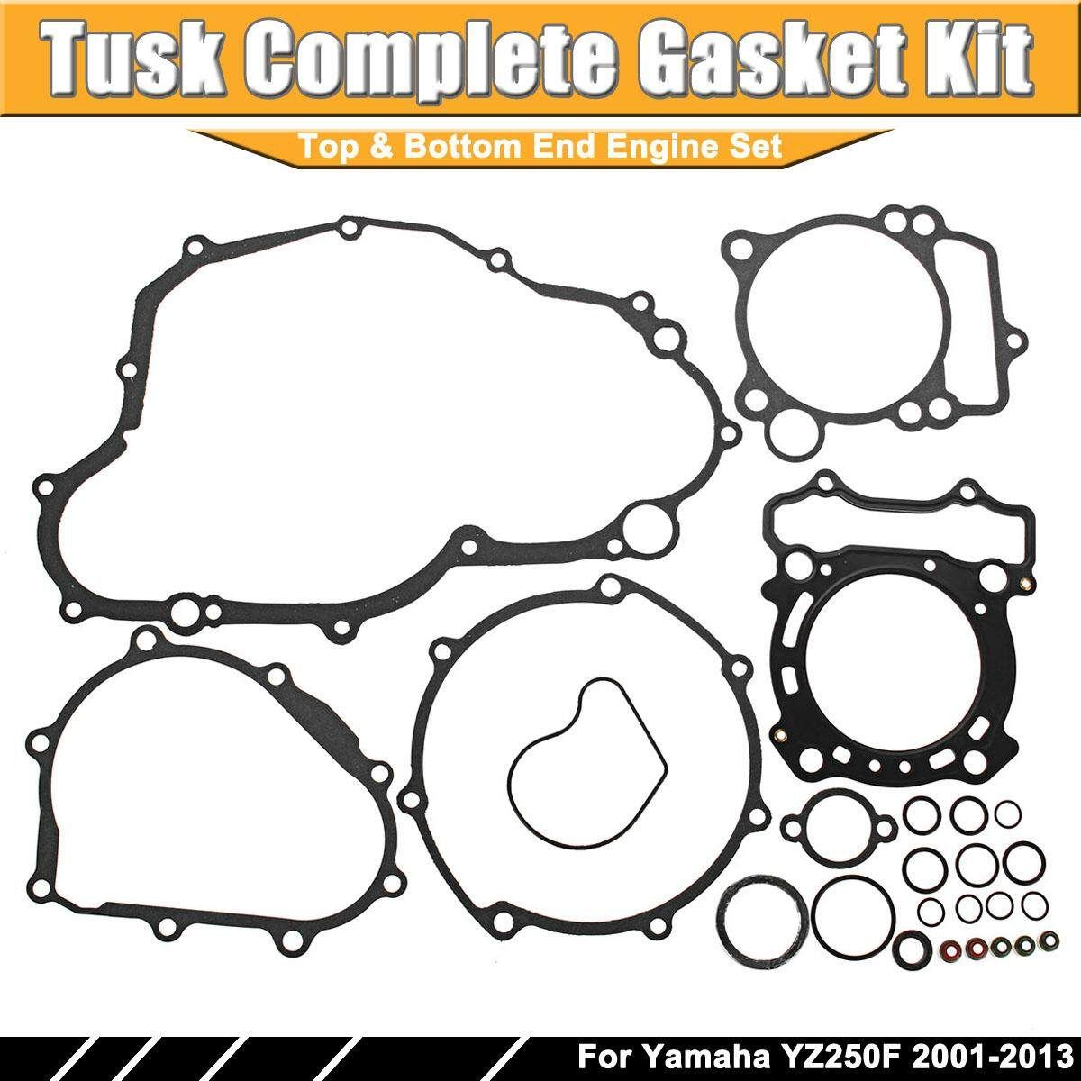 Tusk Complete Gasket Kit Top & Bottom End Engine Set For Yamaha YZ250F 2001-2013